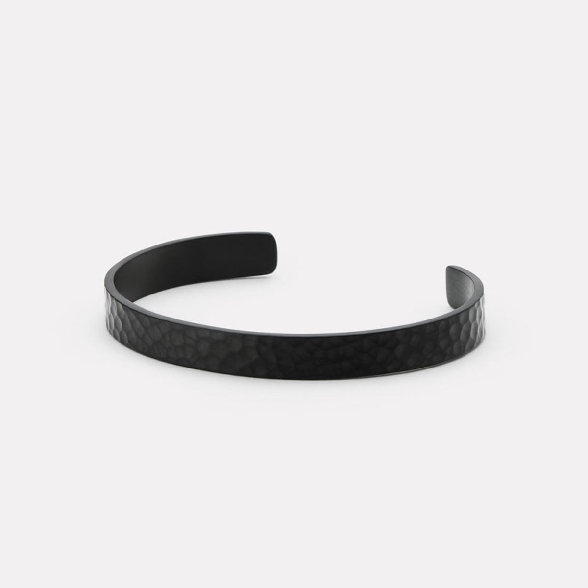 Midnight Men's Black PVD Steel Cuff