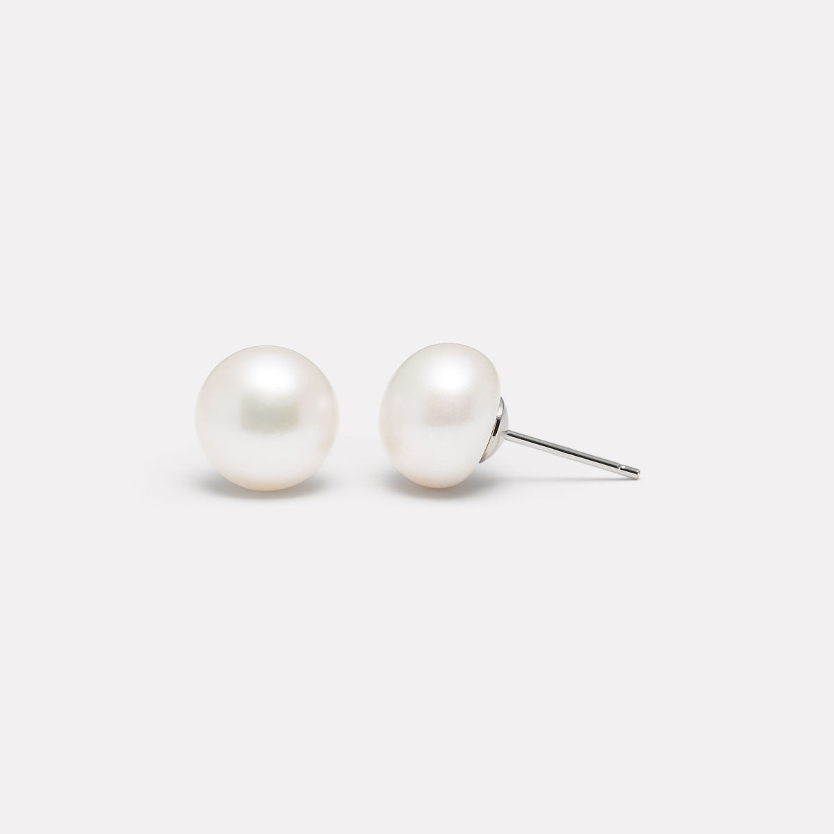 Luminosity Pearl Bridal Stud Earrings
