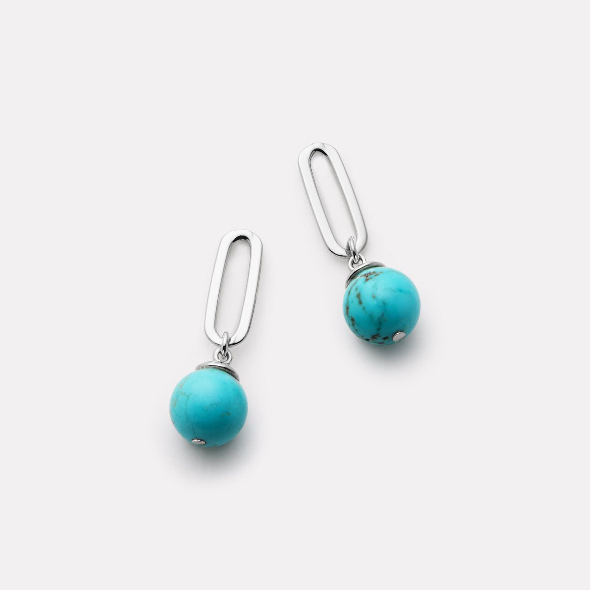 The Enchantress Turquoise Drop Stud Earrings
