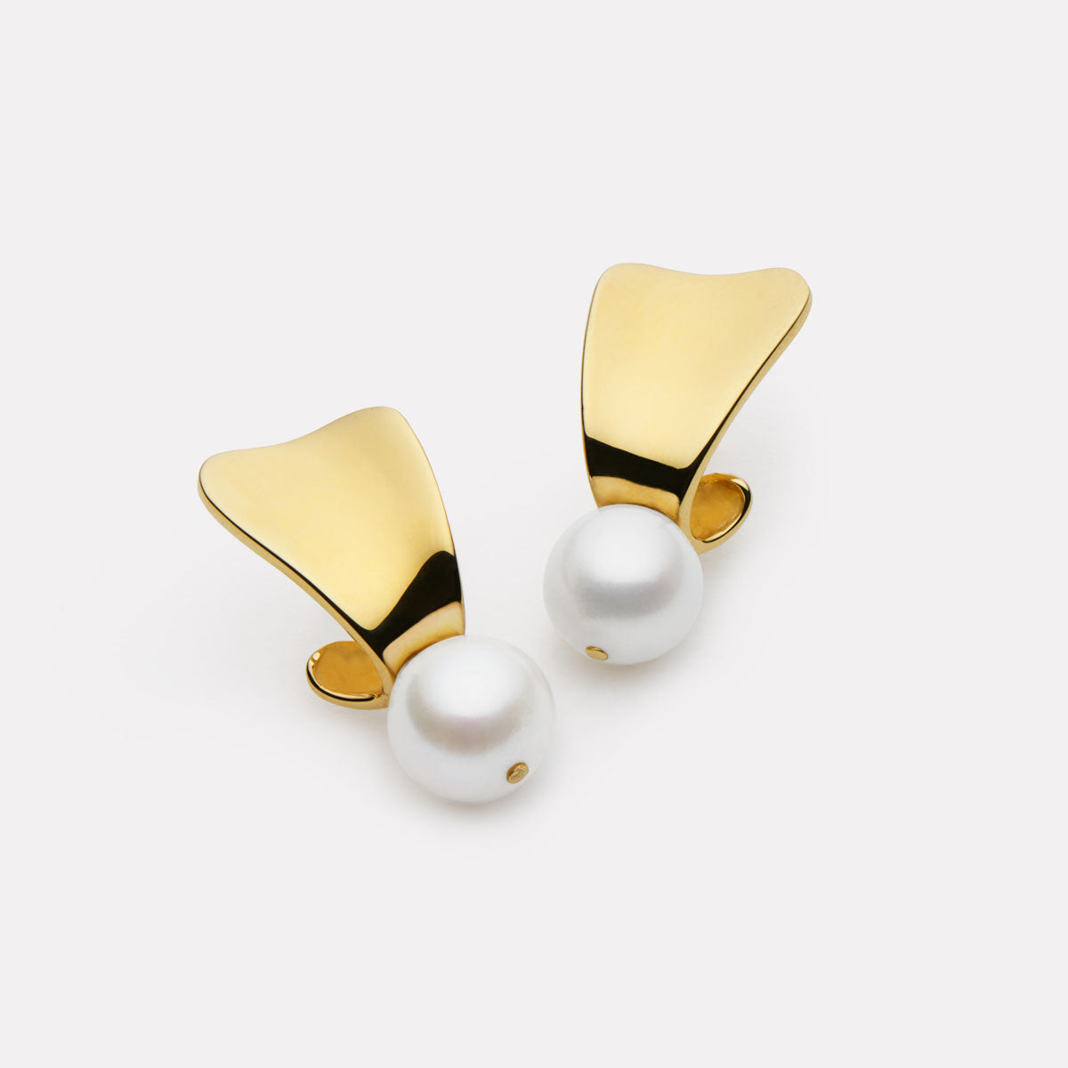 Sunbeam Pearl Earrings
