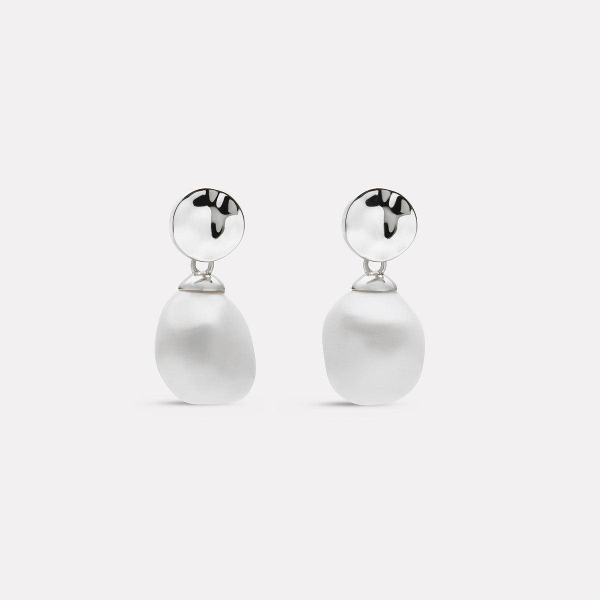 Ocean Drift Pearl Earrings
