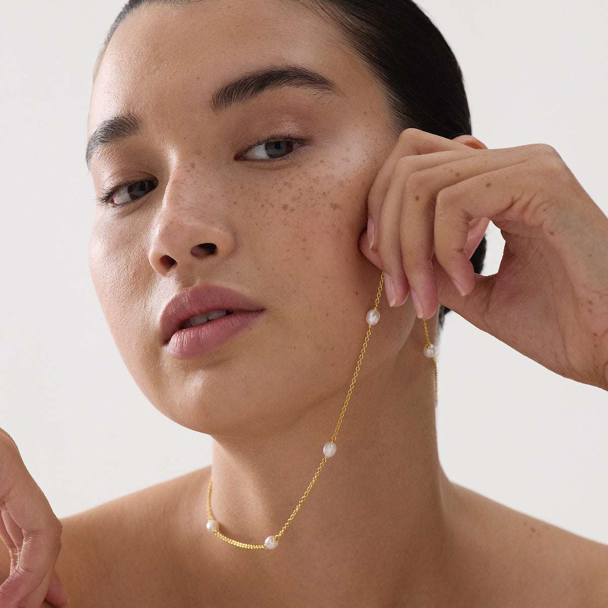 Tidal Whisper Pearl Necklace
