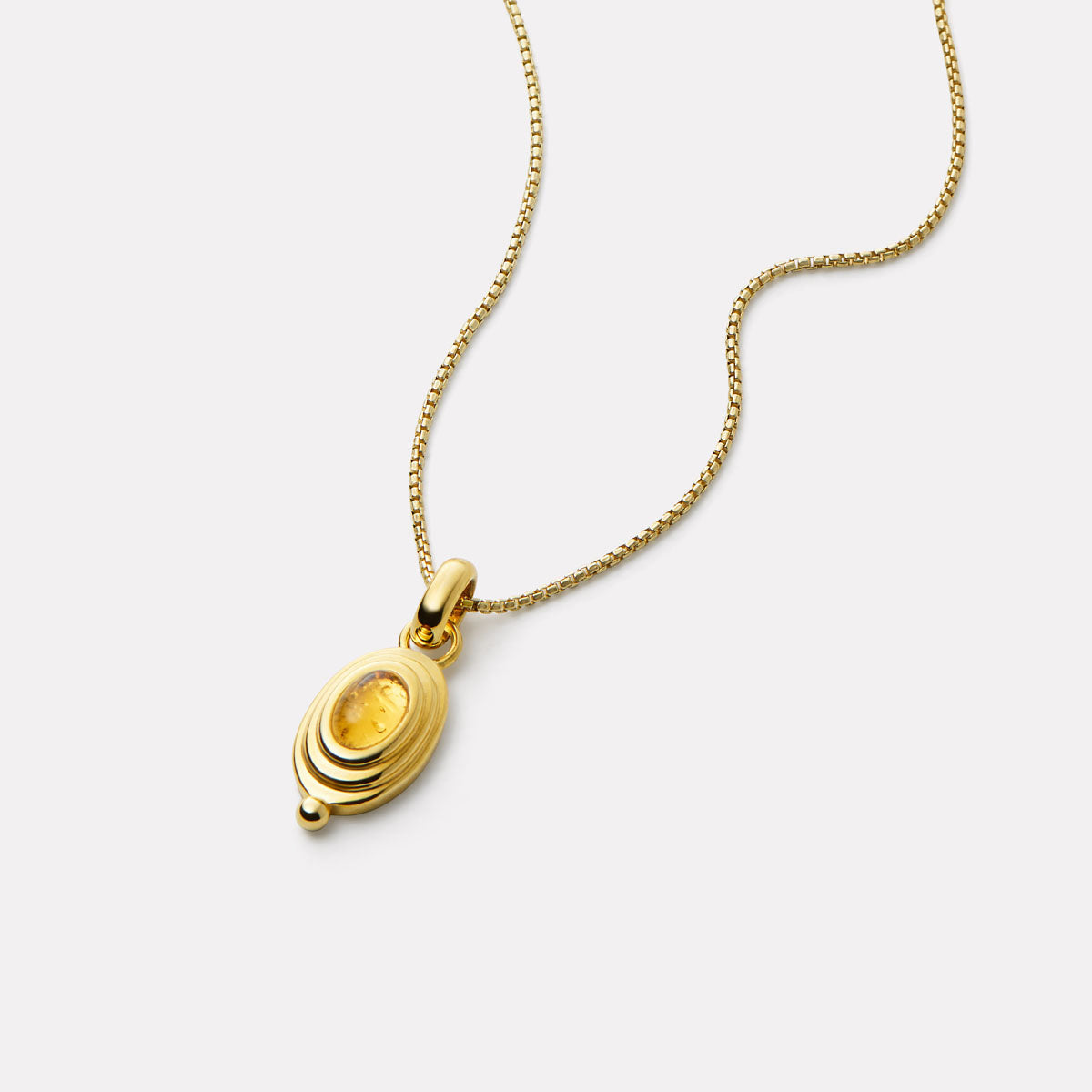 Horizon Citrine Necklace