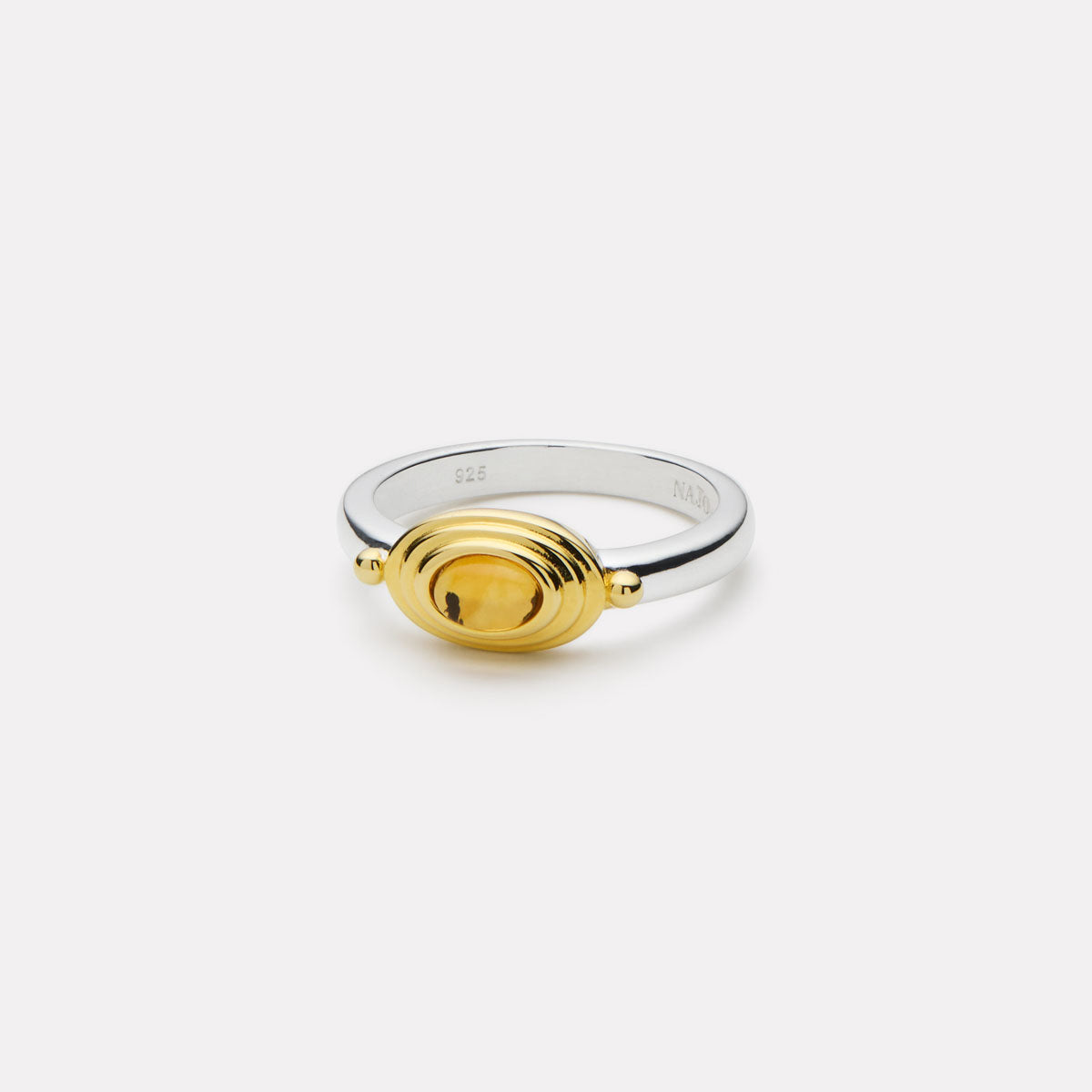 Horizon Citrine Ring