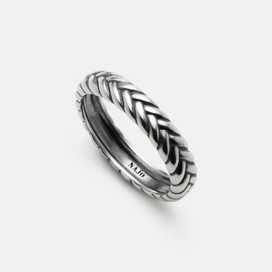 Tessera Men’s Silver Ring