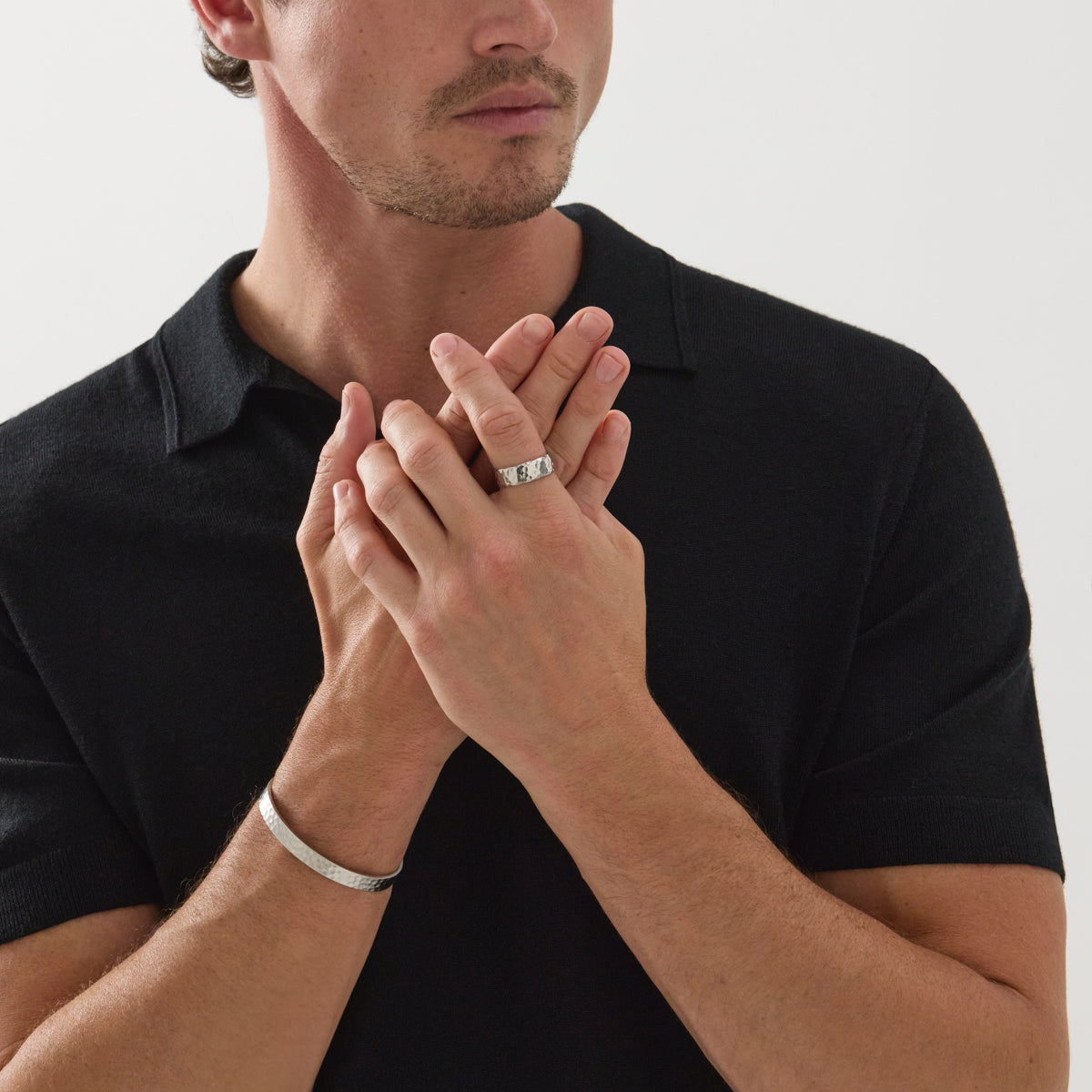 Daylight Men's Steel Ring