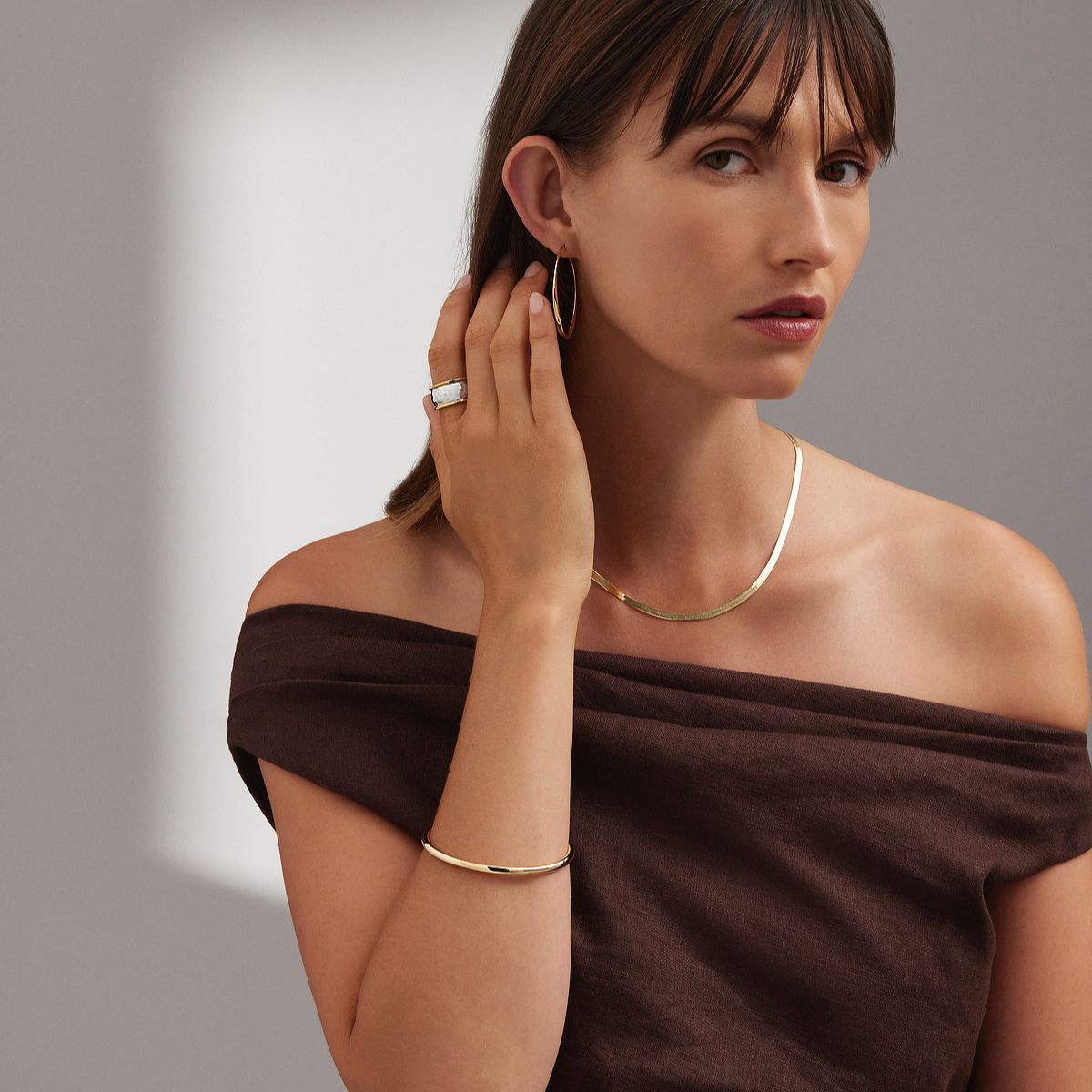Simplicity Gold Bangle