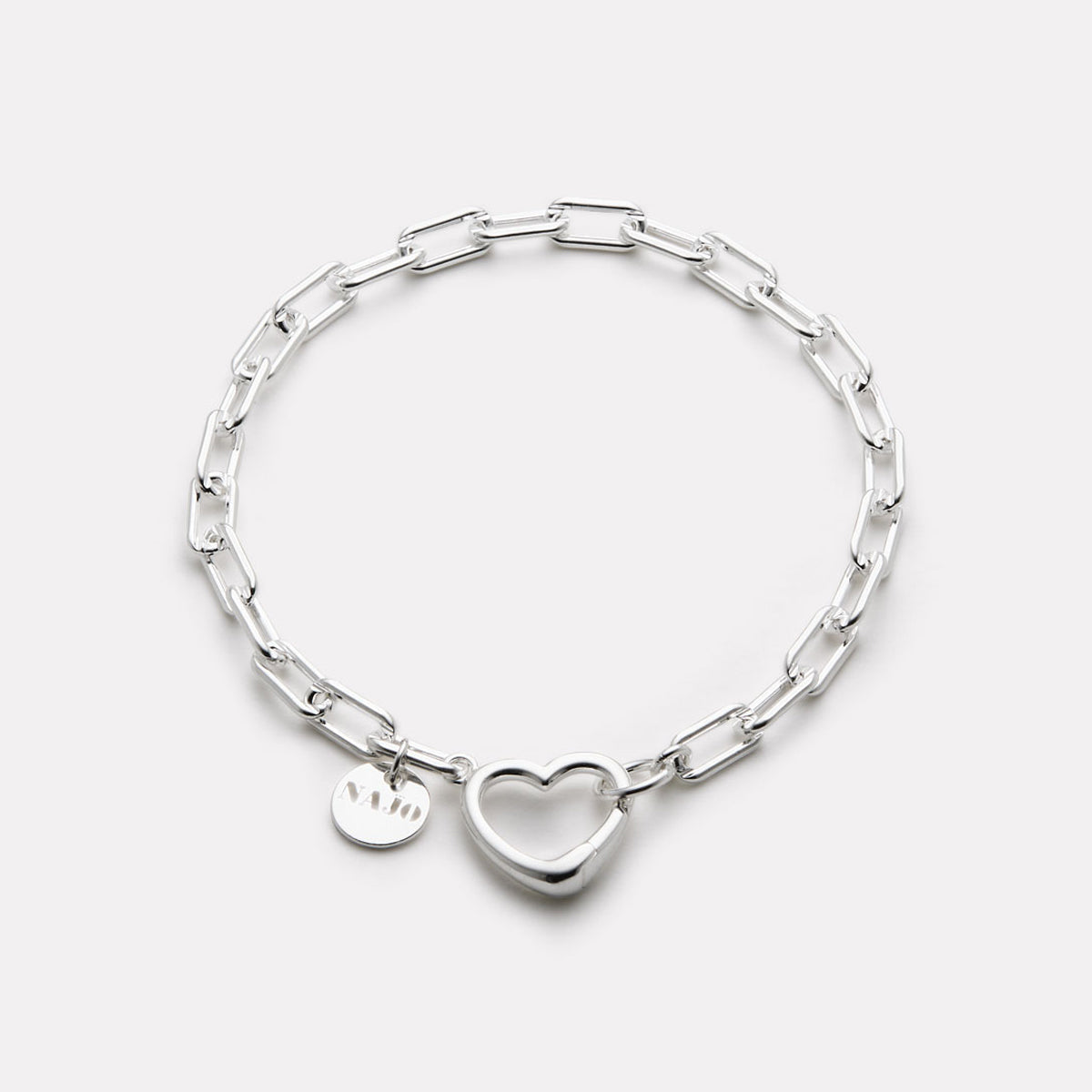 Cuore Chain Link Bracelet (19cm)