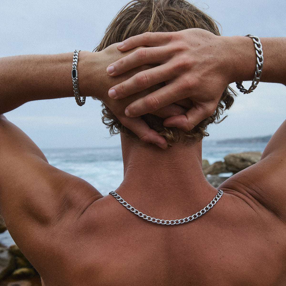 Forge Men's Steel Chain Bracelet