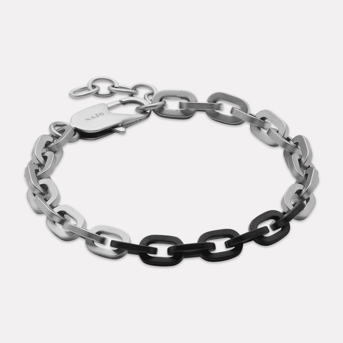 Echo Men's 2-Tone Steel Bracelet (21cm)