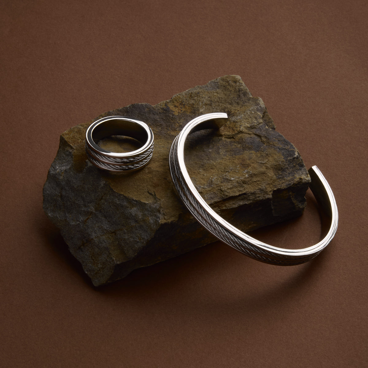Dusk Men's Steel Cuff