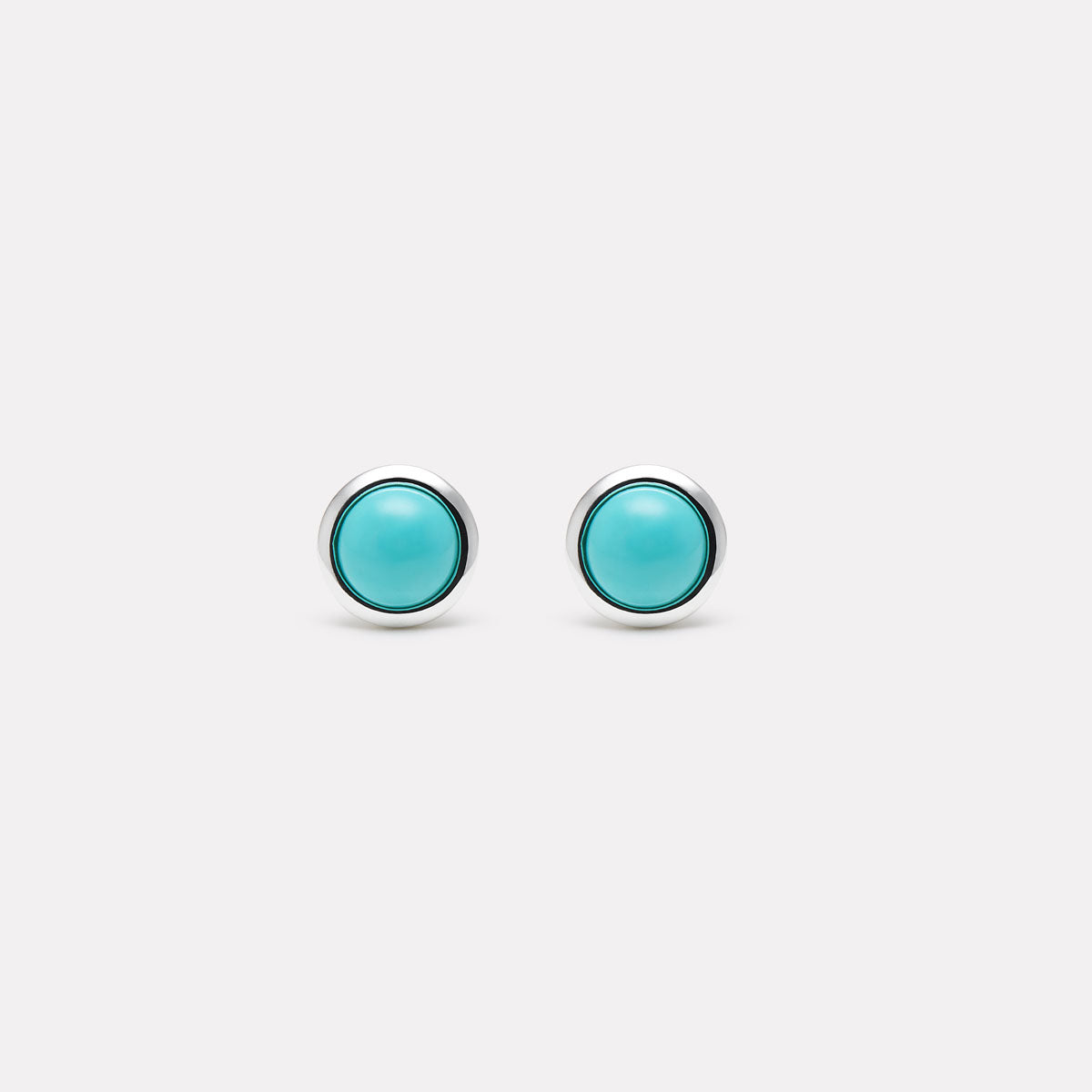 Husk Turquoise Stud Earrings