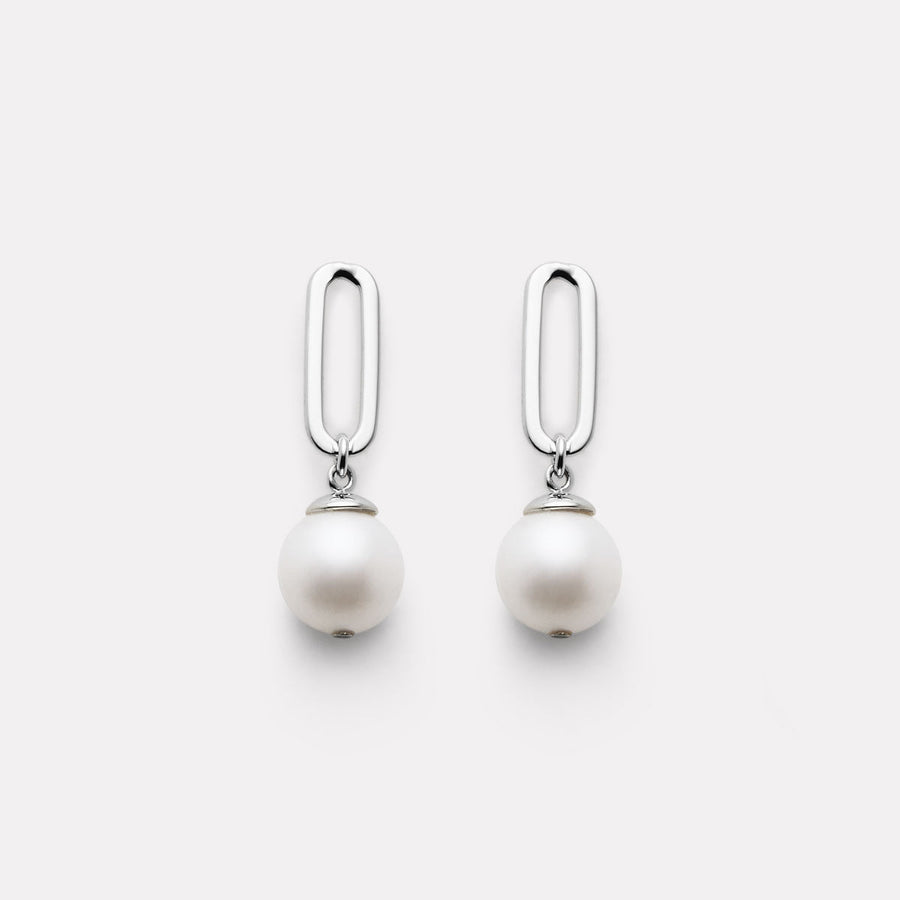 The Enchantress Pearl Drop Stud Earrings