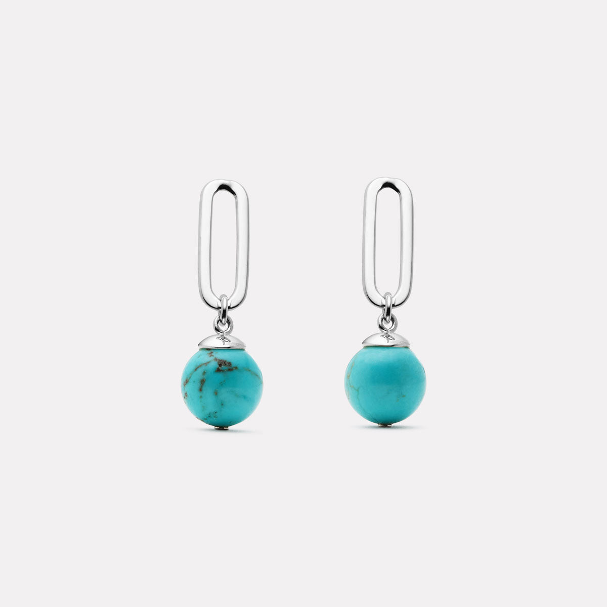 The Enchantress Turquoise Drop Stud Earrings