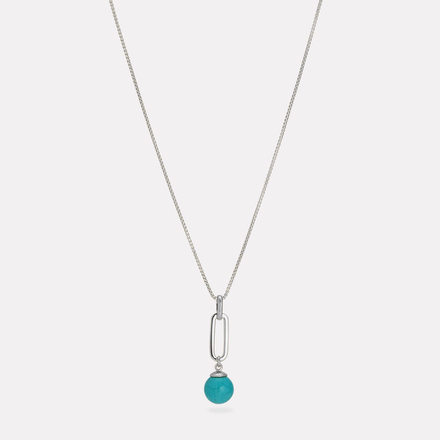 The Enchantress Turquoise Pendant Necklace