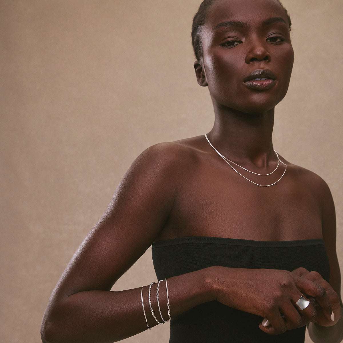 Mirage Double Chain Necklace