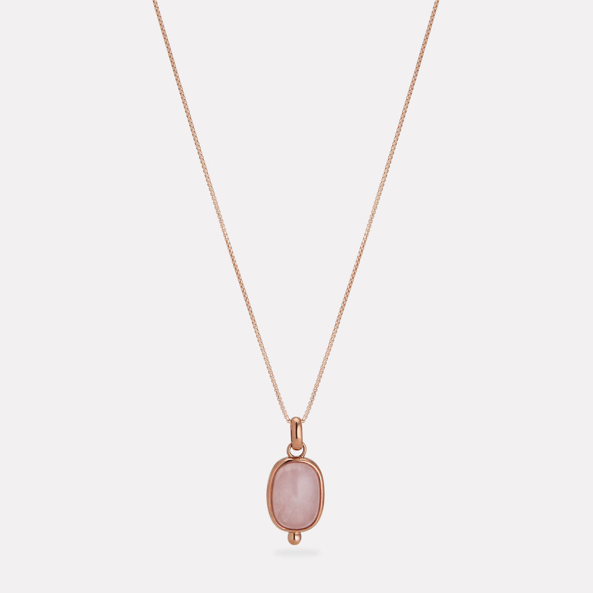 Fleur Rose Quartz Pendant