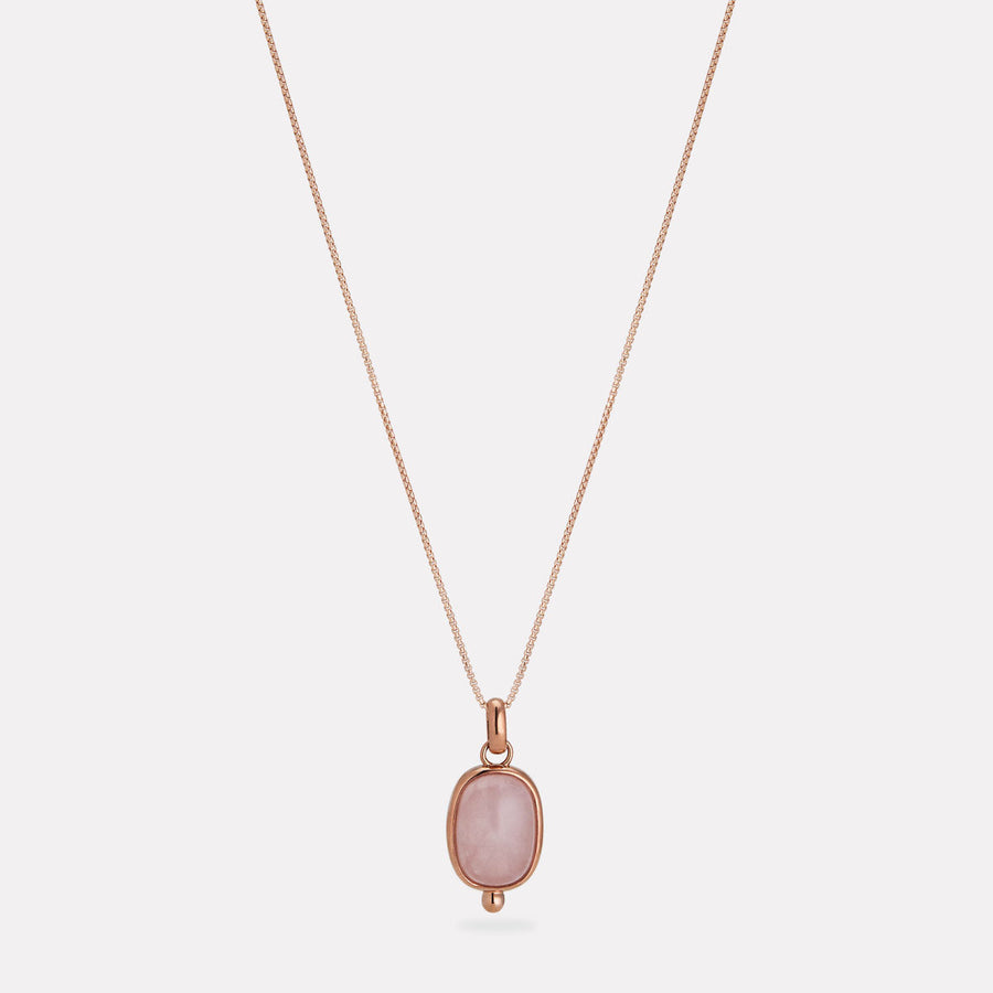 Fleur Rose Quartz Pendant