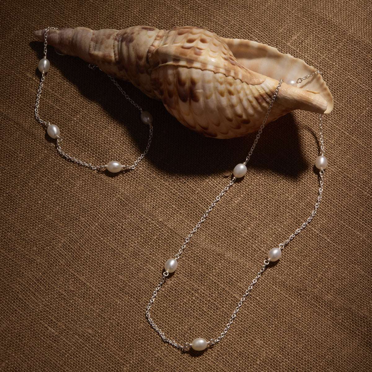 Tidal Whisper Pearl Necklace