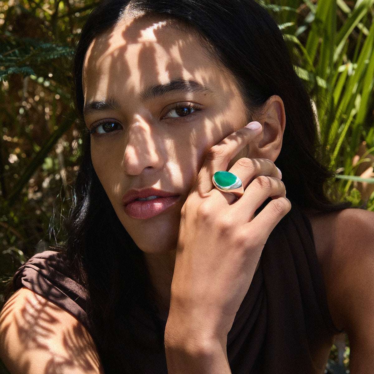 Emergence Green Onyx Ring