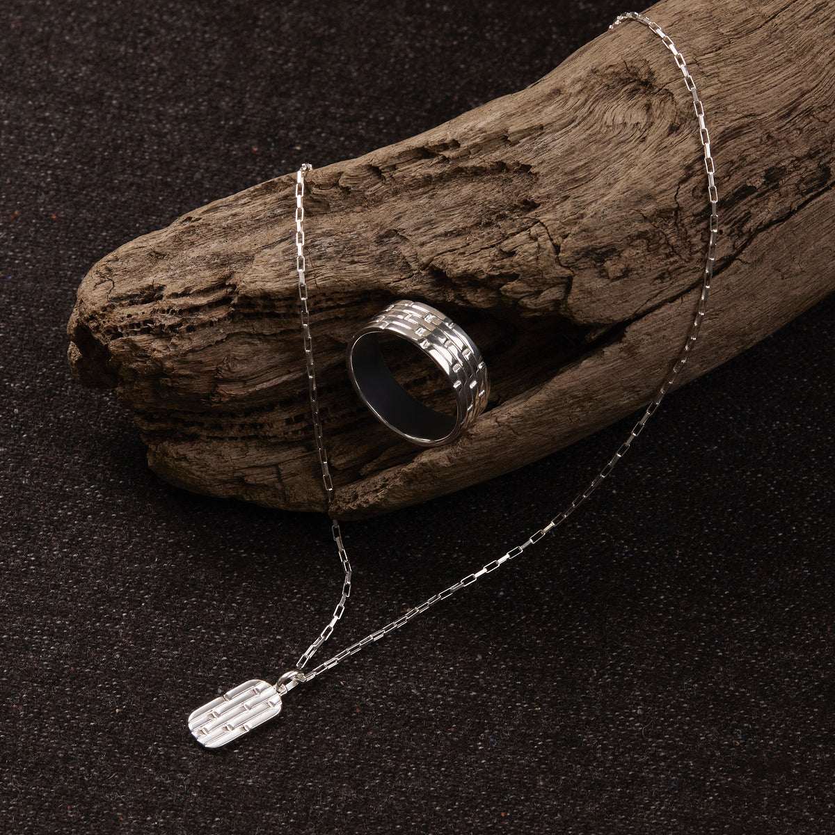 The Maker Men's Silver Ring