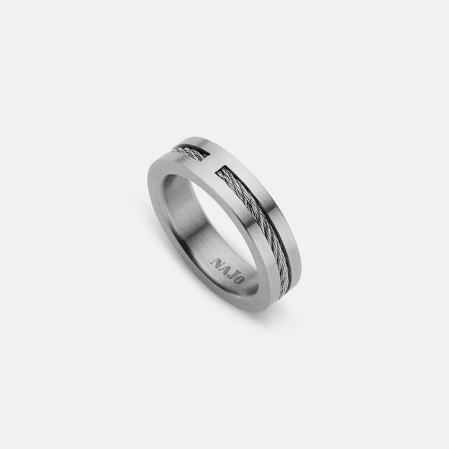 Twilight Men's Steel Ring
