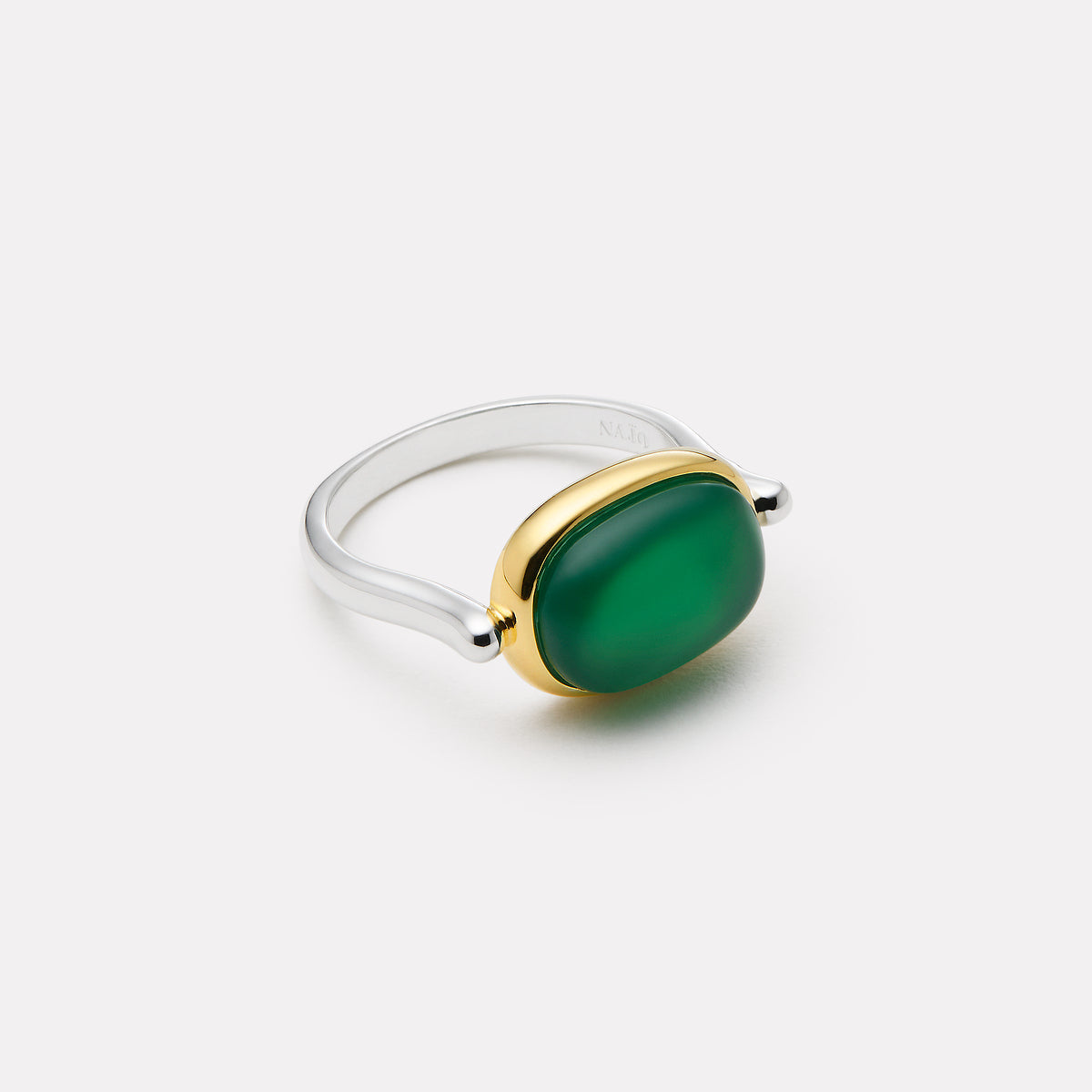 Fleur Green Onyx Ring